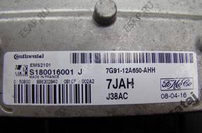 БЛОК УПРАВЛЕНИЯ S180016001J 7G9112A650AHH 7JAH EMS2101
