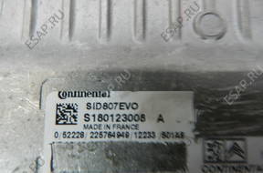 БЛОК УПРАВЛЕНИЯ S180123008A SID807EVO PEUGEOT 1.6 HDI