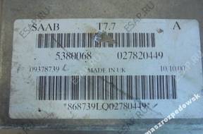 БЛОК УПРАВЛЕНИЯ   SAAB 9-3 93 5169958 027820449