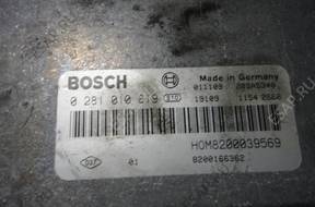 БЛОК УПРАВЛЕНИЯ scenic 1.8 DCI F8T 0281010819