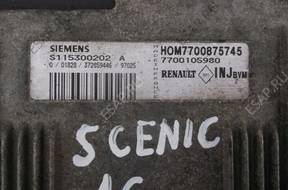 БЛОК УПРАВЛЕНИЯ    - SCENIC I 1.6 8V 1998 год