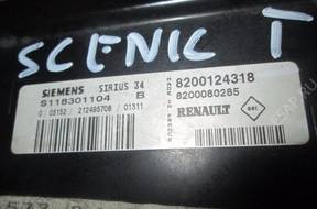 БЛОК УПРАВЛЕНИЯ   SCENIC I SIRIUS 34 S118301104B