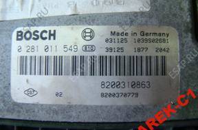 БЛОК УПРАВЛЕНИЯ   SCENIC II 2  1.9 DCI  820031086
