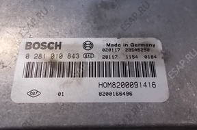 БЛОК УПРАВЛЕНИЯ   SCENIC RX4 1.9 DCI 0281010843