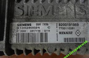 БЛОК УПРАВЛЕНИЯ   SCENIC S105280024 C  8200191959