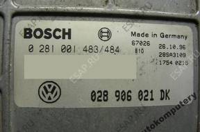 БЛОК УПРАВЛЕНИЯ SEAT 028906021dk 0281001483-484 БЕЗ КОДА