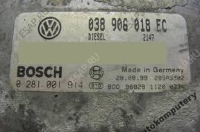 БЛОК УПРАВЛЕНИЯ SEAT 1.9TDI 038906018ec 0281001914 БЕЗ КОДА