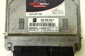 БЛОК УПРАВЛЕНИЯ SEAT IBIZA 1.2  03E906033L 5WP4019405
