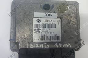 БЛОК УПРАВЛЕНИЯ SEAT IBIZA III 1,4 MPI 036906034AH 2006