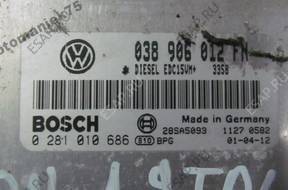 БЛОК УПРАВЛЕНИЯ SEAT LEON 01 1.9 TDI   ДВИГАТЕЛЕМ