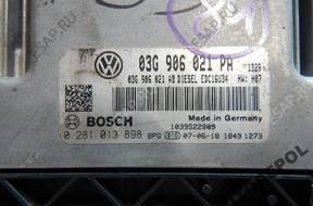 БЛОК УПРАВЛЕНИЯ SEAT LEON  03G906021PA  0281013898