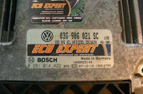 БЛОК УПРАВЛЕНИЯ SEAT LEON 03G906021SC 0281014422
