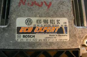 БЛОК УПРАВЛЕНИЯ SEAT LEON 03G906021SC 0281014422