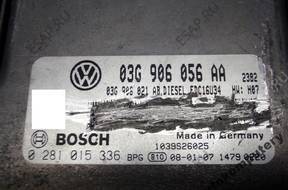 БЛОК УПРАВЛЕНИЯ SEAT LEON 03g906056aa 0281015336 БЕЗ КОДА