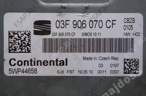 БЛОК УПРАВЛЕНИЯ SEAT LEON 1.2TSI 03F906070CF 5WP44658