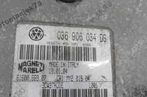 БЛОК УПРАВЛЕНИЯ SEAT LEON 1.6 16V 02   ДВИГАТЕЛЕМ