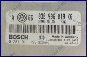 БЛОК УПРАВЛЕНИЯ   SEAT LEON 1.9 TDI 0281011193