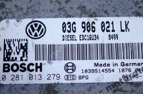 БЛОК УПРАВЛЕНИЯ SEAT LEON 1.9 TDI 03G906021LK 0281013279