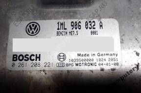 БЛОК УПРАВЛЕНИЯ SEAT LEON 1ml906032a 0261208221 + PIN