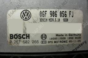 БЛОК УПРАВЛЕНИЯ SEAT LEON 2.0 06f906056fj 0261s02266 +PIN