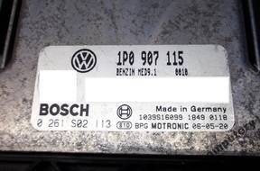 БЛОК УПРАВЛЕНИЯ SEAT LEON 2.0 1p0907115 0261s02113 +PIN
