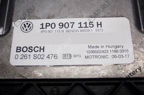 БЛОК УПРАВЛЕНИЯ SEAT LEON 2.0 1p0907115h 0261s02476 +PIN