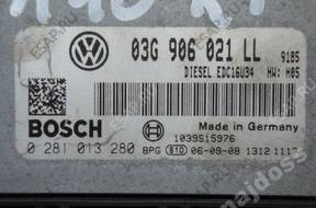 БЛОК УПРАВЛЕНИЯ SEAT LEON 2.0TDI 0281013280 03G906021LL
