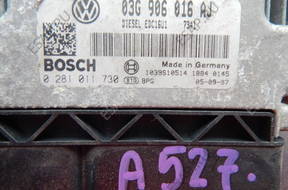 БЛОК УПРАВЛЕНИЯ SEAT LEON ECU 0281011730 03G906016AJ