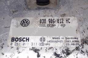 БЛОК УПРАВЛЕНИЯ SEAT SKODA 038906012hc 0281011311 БЕЗ КОДА