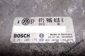 БЛОК УПРАВЛЕНИЯ SEAT TOLEDO 071906018k 0261206175 +PIN