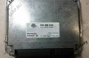БЛОК УПРАВЛЕНИЯ SEAT TOLEDO 1.6B 6k0906019 5wp4883 БЕЗ КОДА