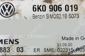 БЛОК УПРАВЛЕНИЯ SEAT TOLEDO 1.6B 6k0906019 5wp4883 БЕЗ КОДА