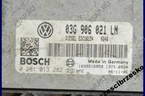 БЛОК УПРАВЛЕНИЯ SEAT TOLEDO 1.9 0281013282 03G906021LN