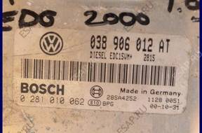 БЛОК УПРАВЛЕНИЯ SEAT TOLEDO 1.9 038906012AT 0281010062