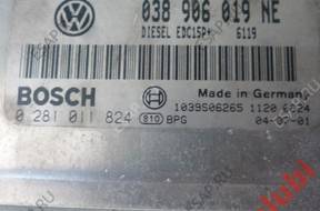 БЛОК УПРАВЛЕНИЯ   SEAT  VW 1.9 TDI 0281011824