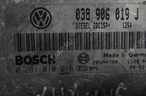 БЛОК УПРАВЛЕНИЯ sharan 1.9 TDI 115 KM 038906019J