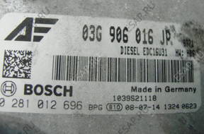 БЛОК УПРАВЛЕНИЯ SHARAN 2.0 TDI BRT 0281012696