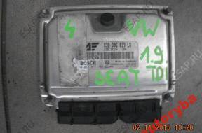 БЛОК УПРАВЛЕНИЯ  SHARAN ALHAMBRA 1.9TDI 038906019LQ