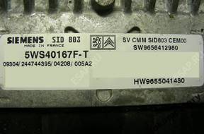 БЛОК УПРАВЛЕНИЯ sid803 5ws40167ft 9656412980 БЕЗ КОДА
