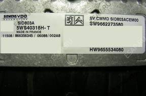 БЛОК УПРАВЛЕНИЯ sid803a 5ws40318ht 9662273580 БЕЗ КОДА