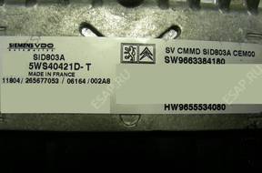 БЛОК УПРАВЛЕНИЯ sid803a 5ws40421dt 9663384180 БЕЗ КОДА