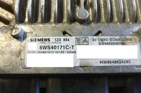 БЛОК УПРАВЛЕНИЯ SID804 5WS40171CT 9655939780 520F