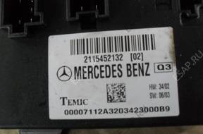 БЛОК УПРАВЛЕНИЯ СИДЕНЬЯ w211 A2115452132