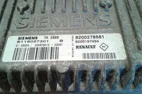 БЛОК УПРАВЛЕНИЯ Siemens 8200278581 Megane II 2,0 16V