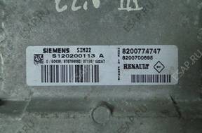 БЛОК УПРАВЛЕНИЯ SIEMENS 8200774747 TWINGO CLIO III 2495