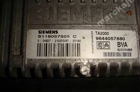 БЛОК УПРАВЛЕНИЯ   SIEMENS 9644057680 S118057505C