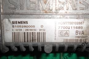 БЛОК УПРАВЛЕНИЯ   SIEMENS автомат CLIO II 1.6