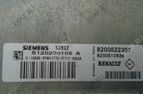БЛОК УПРАВЛЕНИЯ SIEMENS RENAULT CLIO III 2007 год, БЕНЗИН