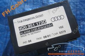 БЛОК УПРАВЛЕНИЯ СИГНАЛИЗАЦИЕЙ Audi A6 S6 C5 2001 4D0951173D