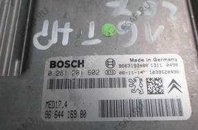 БЛОК УПРАВЛЕНИЯ SILNIKAPEUGEOT 207 1.6 THP 0281013332